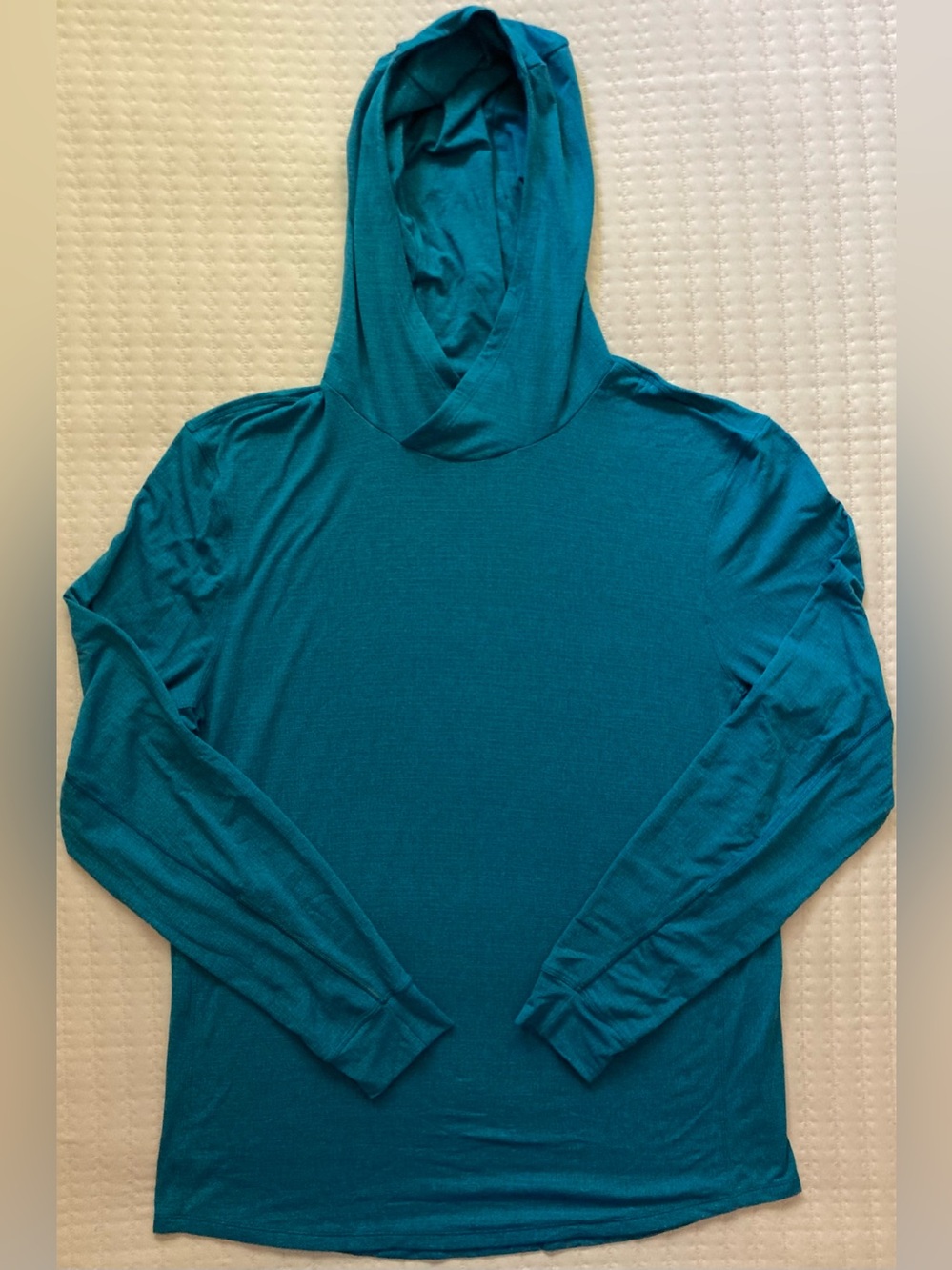 Lululemon Athletic Pullover Hoodie Men’s XL Blue Lightweight Gym Golf Activewear